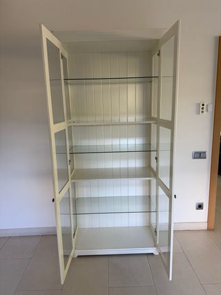 Armario vitrina Blanco 215x90x40