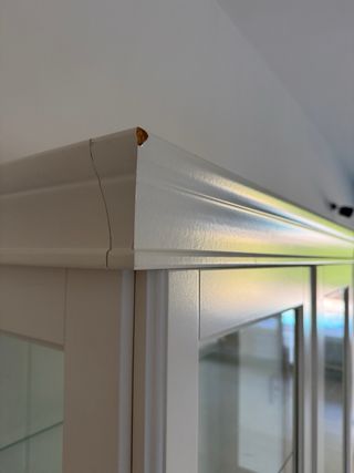 Armario vitrina Blanco 215x90x40