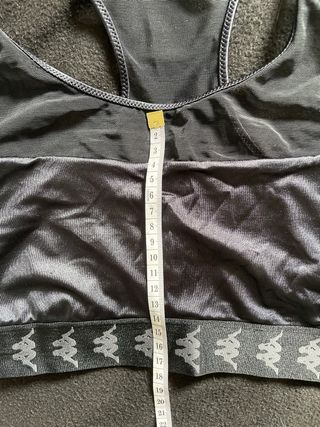 Top deportivo Kappa x Tezenis negro