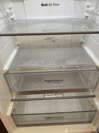 FRIGORÍFICO COMBI NO FROST MARCA LG EN INOX A+++