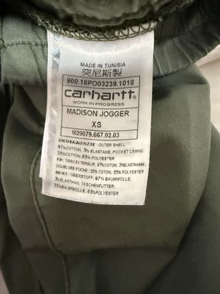 Pantalón Cargo Carhartt Verde