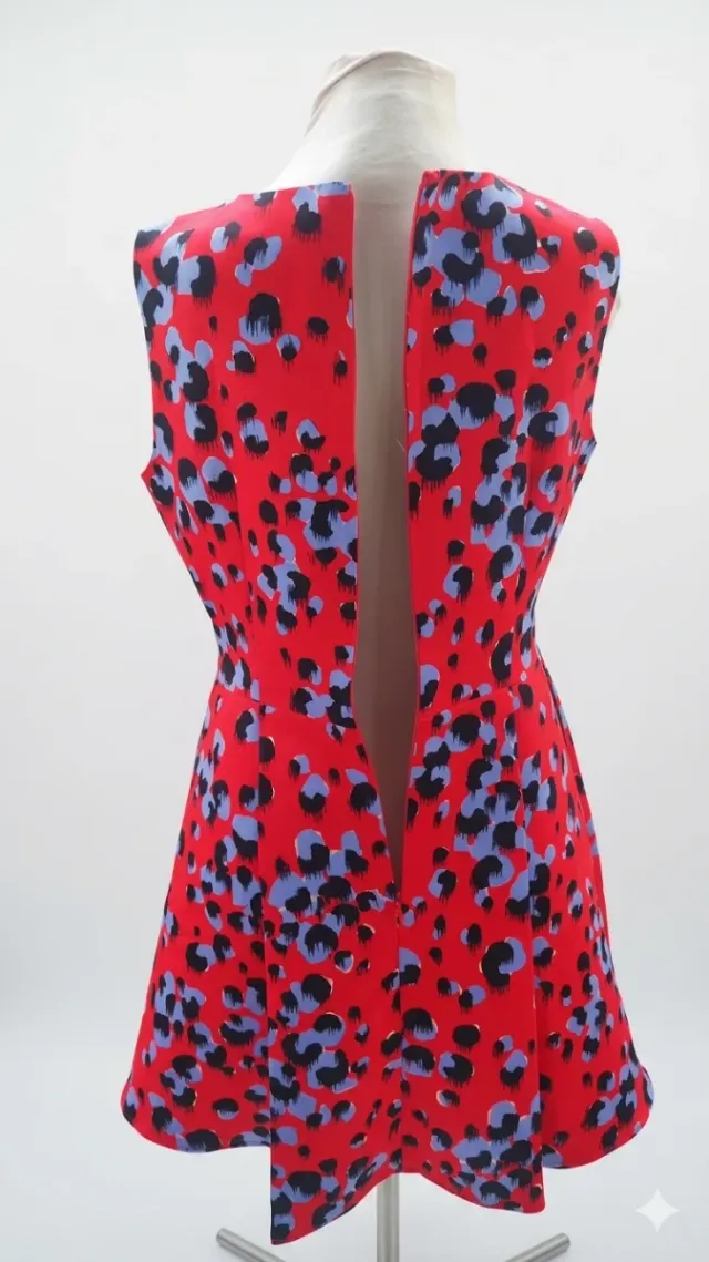 Vestido Dolores Promesas Estampado Animal