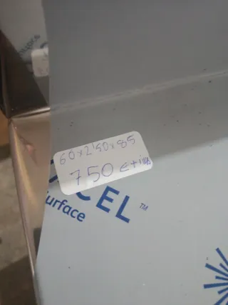 MESA TRABAJO ACERO 2.5M.        658746091