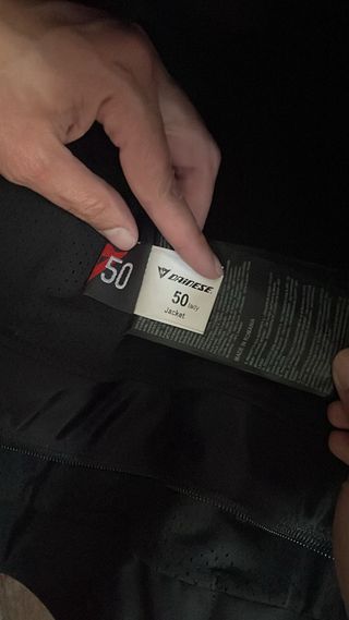 Chaqueta Moto Dainese Negra y Rosa