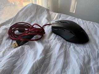 Ratón Mars Gaming Negro con Luces LED