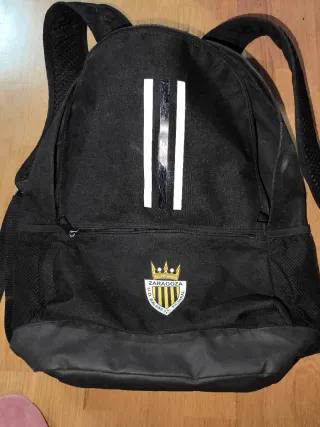 Mochila Adidas Negra con Logo U.D. Balsas Picarral