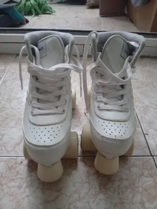 Patines Oxelo 4 Ruedas Blancos Talla 36