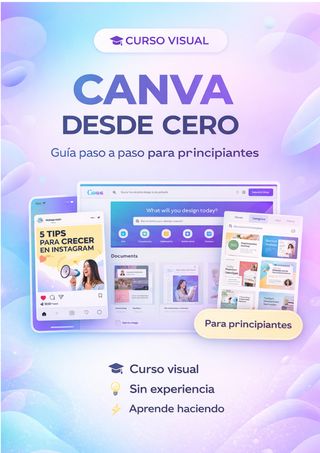 CANVA DESDE CERO Crea diseños profesionales pas