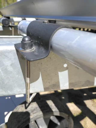 Portabicicletas para lanza de caravana