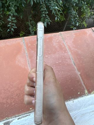 Funda iPhone X Corazones Blancos