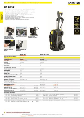 Karcher HD 5/15C Plus BOQUILLA TURBO GRATIS + M