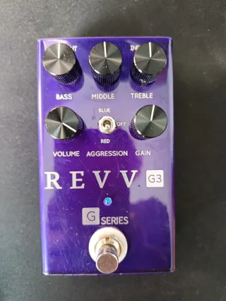 Pedal Distorsión Revv G3