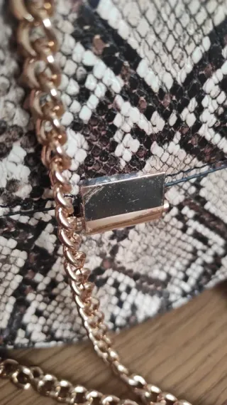 Bolso animal print estampado serpiente MANGO