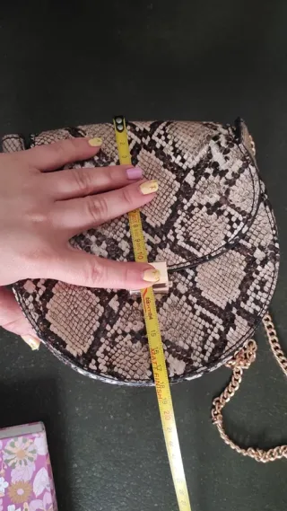 Bolso animal print estampado serpiente MANGO