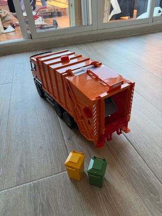 Camión Basura MAN Bruder Naranja