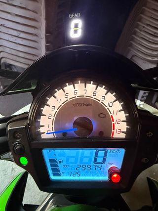 Kawasaki ER6N Negra y Verde