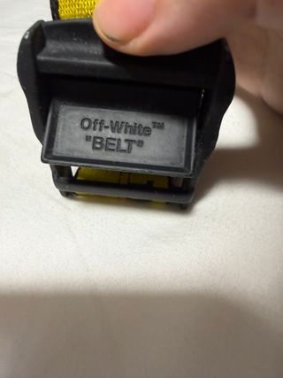 Cinturón Off-White Amarillo