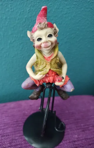 Duende Elfo Vintage Figura Decorativa