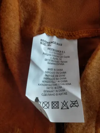 Disfraz Oso Adulto Talla XL