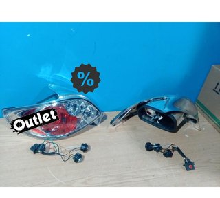 UF PILOTOS PEUGEOT 206 98-09 FONDO CROMO ROJO R148029C1
