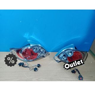 UF PILOTOS PEUGEOT 206 98-09 FONDO CROMO ROJO R148029C1