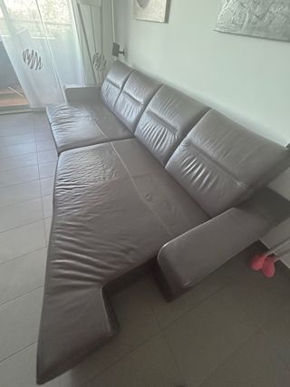 Sofá de cuero 4 Plazas con asientos electricos