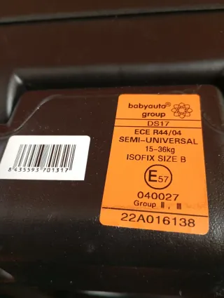 Silla de coche Babyauto ISOCLICK FIX