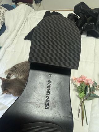 Botines Chelsea Mujer Negros