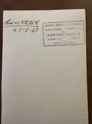 Foto de Radiografía antigua 52168 M M