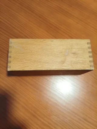 Juego de Dominó con caja de madera, 28 fichas.