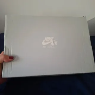 Nike Air Force 1 Blancas Naranja