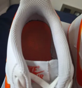 Nike Air Force 1 Blancas Naranja