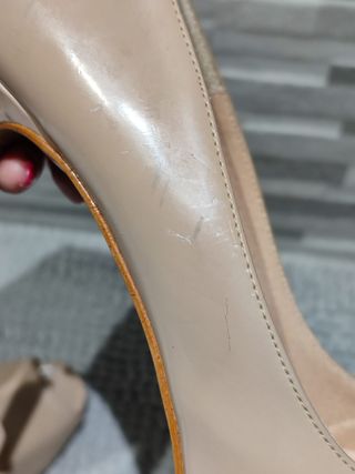 Zapatos tacón Zandra Beige Corte Inglés