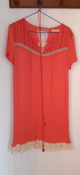 Vestido Caftán Algodón Talla 42-44