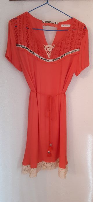 Vestido Caftán Algodón Talla 42-44