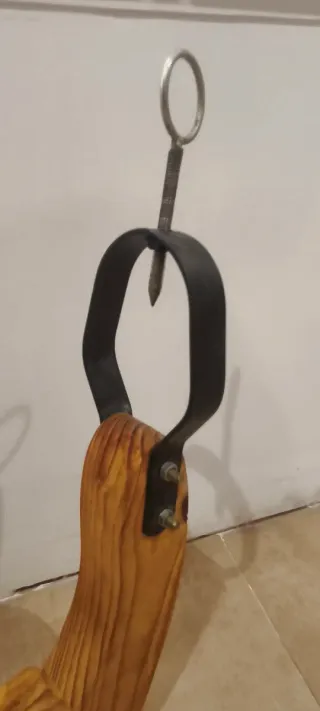 Jamonero madera y metal nuevo
