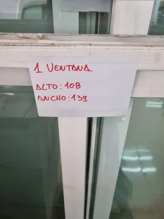 Ventanas correderas aluminio blancas