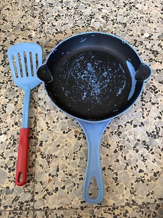 Lote de Juego de sartén y espátula de juguete