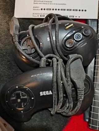 Mando Sega Mega Drive Control Pad Negro