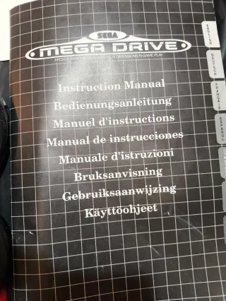 Mando Sega Mega Drive Control Pad Negro