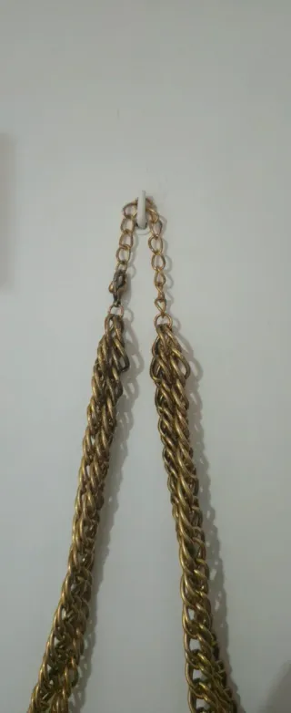 Collar Nombre Chanel Dorado Bisutería