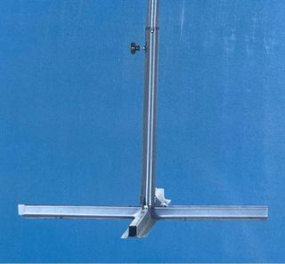 Base sombrilla metálica negra