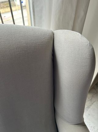 Mecedora de lactancia gris