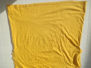 Camiseta calada amarilla mujer Talla 2XL