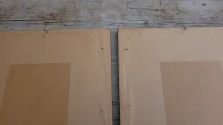 Pareja de Cuadros Arlequines hechos en Petit Point