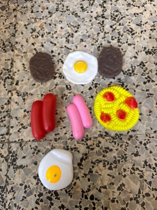 Lote de Comida de juguete variada