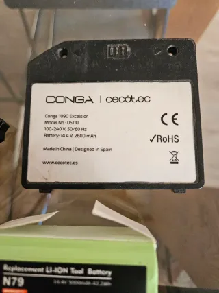 Batería Cecotec Conga 1090 Excelsior 14.4V