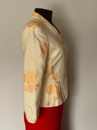 Chaqueta Vintage Carolina Herrera Lino
