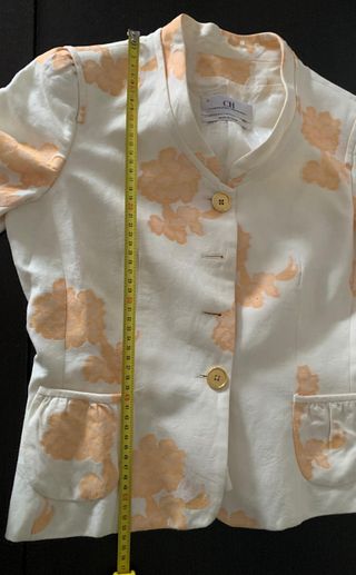 Chaqueta Vintage Carolina Herrera Lino