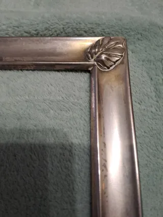 Portarretratos Vintage Art Decó Plata